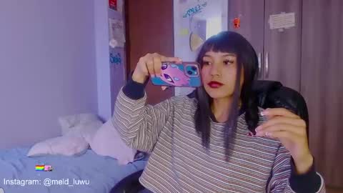 Snapshot of mel_dahlia chatting on June 8, 2026, 8:31 pm Melissa - - Please help me to reach 100 thumbs up online show from June 8, 2026, 8:31 pm