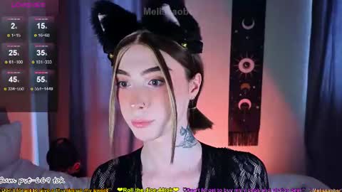 Snapshot of melissaober chatting on July 10, 2026, 6:39 am Melissa or abbreviated Mel or Lis online show from July 10, 2026, 6:39 am