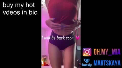 Mia Martskaya online show from October 7, 2025, 9:50 am