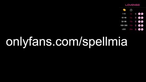 Mia  instagram miasspell online show from January 19, 2025, 10:39 pm