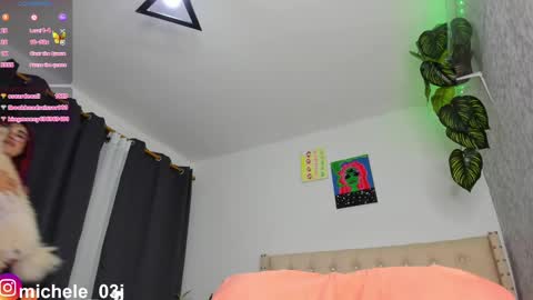 Snapshot of michele_rooss00 chatting on February 14, 2025, 6:45 am melannie follow my new page online show from February 14, 2025, 6:45 am