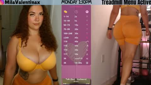 Snapshot of milavalentinax chatting on May 18, 2026, 5:30 pm Mila Valentina online show from May 18, 2026, 5:30 pm
