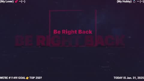 DaPussyFairy online show from February 1, 2025, 5:07 am