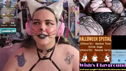 Snapshot of nevermakeawish chatting on October 29, 2025, 5:53 am Wishs Playground online show from October 29, 2025, 5:53 am