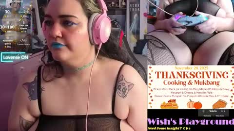 Snapshot of nevermakeawish chatting on November 12, 2025, 6:58 am Wishs Playground online show from November 12, 2025, 6:58 am