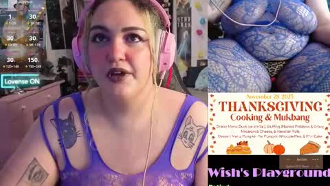 Snapshot of nevermakeawish chatting on November 13, 2025, 6:23 am Wishs Playground online show from November 13, 2025, 6:23 am