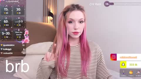 Snapshot of nikkimiltons chatting on December 8, 2024, 8:41 am Nikki online show from December 8, 2024, 8:41 am