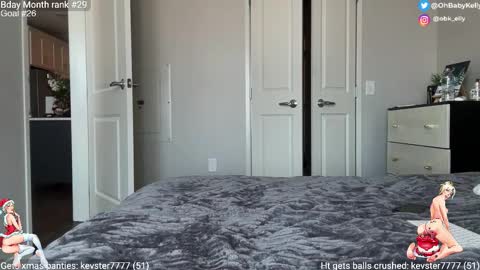 Snapshot of ohbabykelly chatting on December 20, 2025, 7:32 pm Kelly online show from December 20, 2025, 7:32 pm