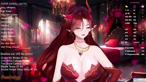 Succubus Nyx online show from February 16, 2025, 9:38 pm