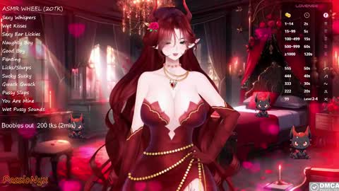 Succubus Nyx online show from February 22, 2025, 2:39 am