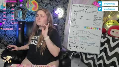 Snapshot of pawggoddess778 chatting on December 14, 2024, 5:07 am ArtsyHeartsyy online show from December 14, 2024, 5:07 am