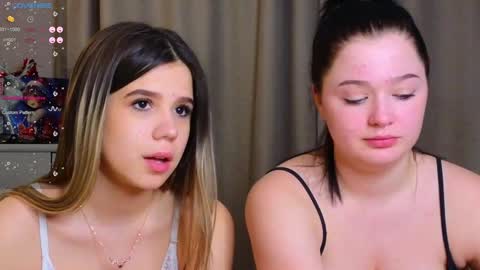 Snapshot of phyllisheart chatting on February 7, 2025, 2:58 pm Lora black and Lili blonde welcome you here online show from February 7, 2025, 2:58 pm