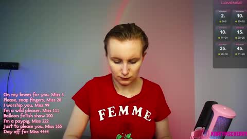 Snapshot of randycherry chatting on May 3, 2026, 4:02 pm Cherry Miss Cherry online show from May 3, 2026, 4:02 pm
