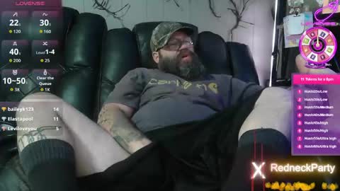 RedneckWants2Play online show from April 25, 2026, 1:41 am