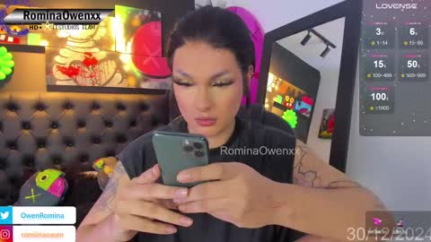Snapshot of rominaowenxx chatting on December 30, 2024, 8:10 am ROMINA OWEN online show from December 30, 2024, 8:10 am