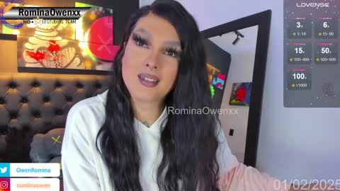 Snapshot of rominaowenxx chatting on February 1, 2025, 6:00 am ROMINA OWEN online show from February 1, 2025, 6:00 am