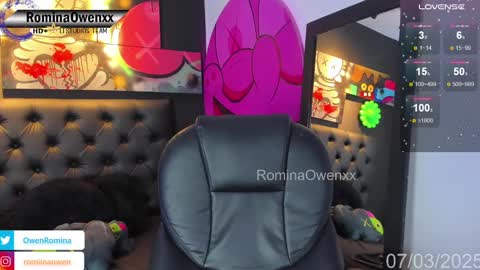 Snapshot of rominaowenxx chatting on March 7, 2025, 5:51 am ROMINA OWEN online show from March 7, 2025, 5:51 am