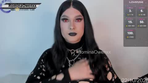 Snapshot of rominaowenxx chatting on October 22, 2025, 7:41 am ROMINA OWEN online show from October 22, 2025, 7:41 am