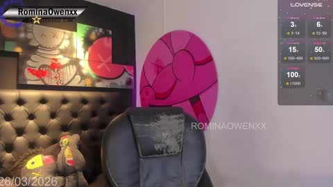 ROMINA OWEN online show from March 26, 2026, 6:41 am