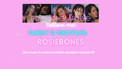 Rosie Bones online show from December 14, 2024, 10:07 pm