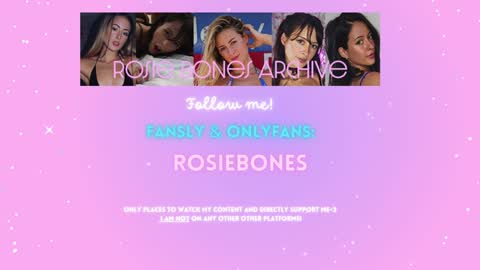 Rosie Bones online show from January 6, 2025, 3:42 am