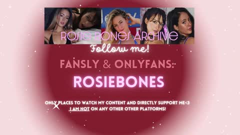 Rosie Bones online show from September 12, 2025, 10:54 pm