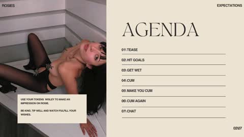 Rosie Bones online show from March 20, 2026, 8:25 pm