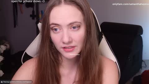 The Real Samantha Hayes haha  online show from February 4, 2025, 9:10 pm