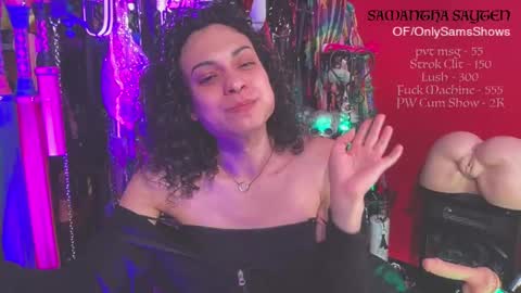 Snapshot of samanthasayten chatting on October 16, 2025, 5:25 pm Samantha SayTen online show from October 16, 2025, 5:25 pm