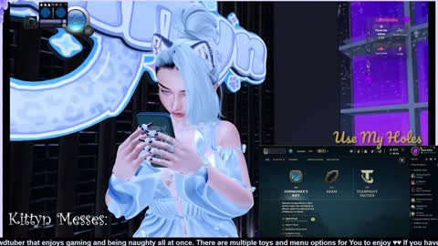 Snapshot of sassykittyn chatting on January 13, 2025, 6:16 am Sassy Sami Kittyn online show from January 13, 2025, 6:16 am