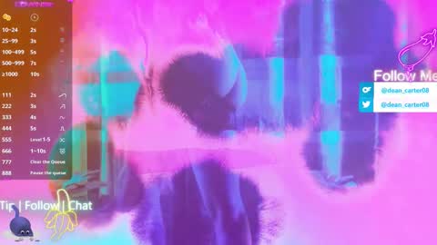 Dean Carter online show from March 9, 2026, 10:25 pm