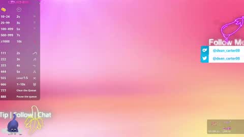 Dean Carter online show from April 10, 2026, 11:31 pm