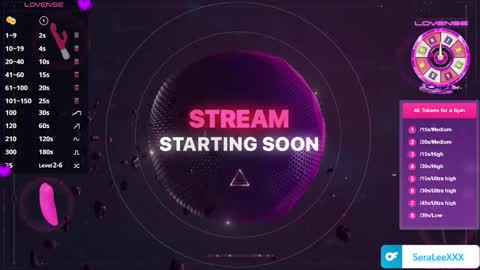 SeraLeeXXX online show from February 18, 2026, 7:43 pm