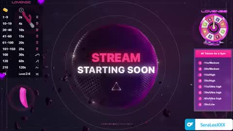 SeraLeeXXX online show from March 23, 2026, 6:01 pm