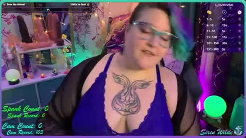 Snapshot of sirenwilde chatting on June 28, 2026, 3:34 am Siren Wilde online show from June 28, 2026, 3:34 am