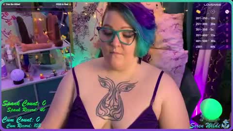 Snapshot of sirenwilde chatting on June 29, 2026, 2:51 am Siren Wilde online show from June 29, 2026, 2:51 am