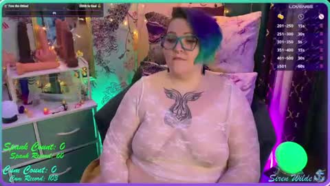 Snapshot of sirenwilde chatting on June 30, 2026, 4:13 am Siren Wilde online show from June 30, 2026, 4:13 am