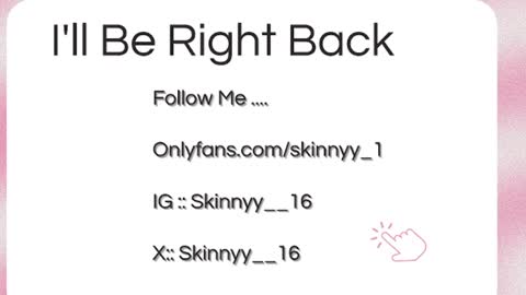 Snapshot of skinnyy__016__ chatting on July 14, 2026, 5:56 am Skinnyy online show from July 14, 2026, 5:56 am