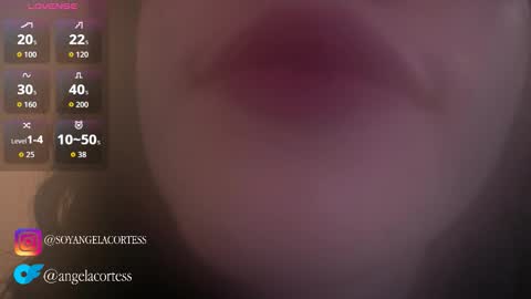Snapshot of soyangelacortes chatting on October 21, 2025, 9:37 pm soyangelacortes online show from October 21, 2025, 9:37 pm