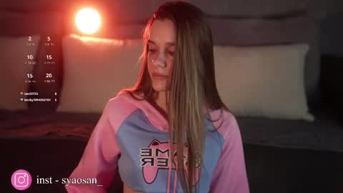 Snapshot of syaosan_ chatting on March 20, 2026, 3:11 am syaosan_ online show from March 20, 2026, 3:11 am