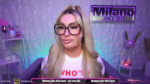 TamaraMilano online show from April 1, 2026, 8:15 am