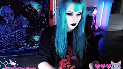 Snapshot of terror_candy chatting on January 25, 2025, 4:23 am CRY BABY online show from January 25, 2025, 4:23 am