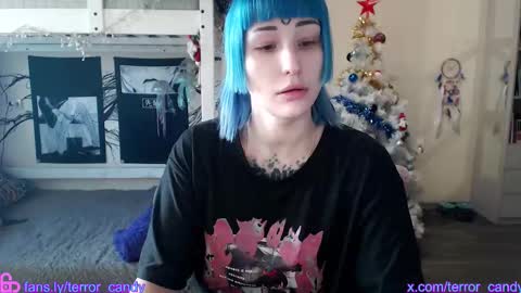 Snapshot of terror_candy chatting on January 12, 2026, 11:37 am CRY BABY online show from January 12, 2026, 11:37 am