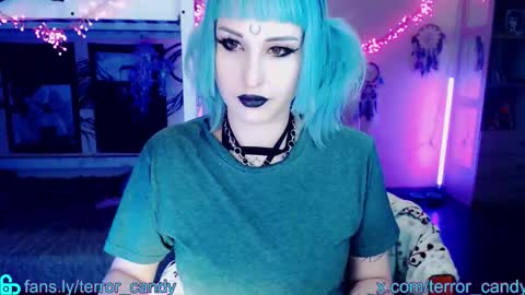 Snapshot of terror_candy chatting on February 22, 2026, 8:51 pm CRY BABY online show from February 22, 2026, 8:51 pm