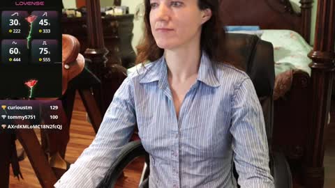 Snapshot of thornbury_rose chatting on January 13, 2025, 10:45 pm ThornburyRose online show from January 13, 2025, 10:45 pm