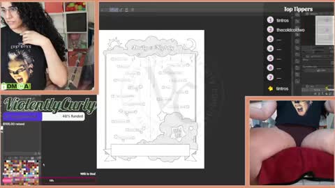 Snapshot of violentlycurly chatting on April 28, 2026, 10:15 pm Curly the Coin Operated Toy online show from April 28, 2026, 10:15 pm