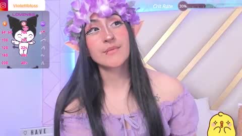 Snapshot of violettbloss chatting on December 7, 2024, 1:47 am Violeta online show from December 7, 2024, 1:47 am