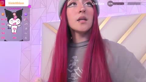Snapshot of violettbloss chatting on February 13, 2025, 3:18 am Violeta online show from February 13, 2025, 3:18 am
