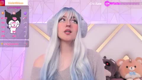Snapshot of violettbloss chatting on February 21, 2025, 9:43 pm Violeta online show from February 21, 2025, 9:43 pm