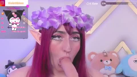 Snapshot of violettbloss chatting on March 11, 2025, 9:59 pm Violeta online show from March 11, 2025, 9:59 pm